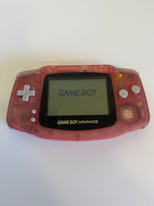 Game Boy Advance – Clear Pink | Authentic Japanese Retro Console (Refurbished)