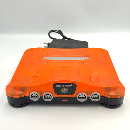 Nintendo 64 Clear Orange Console