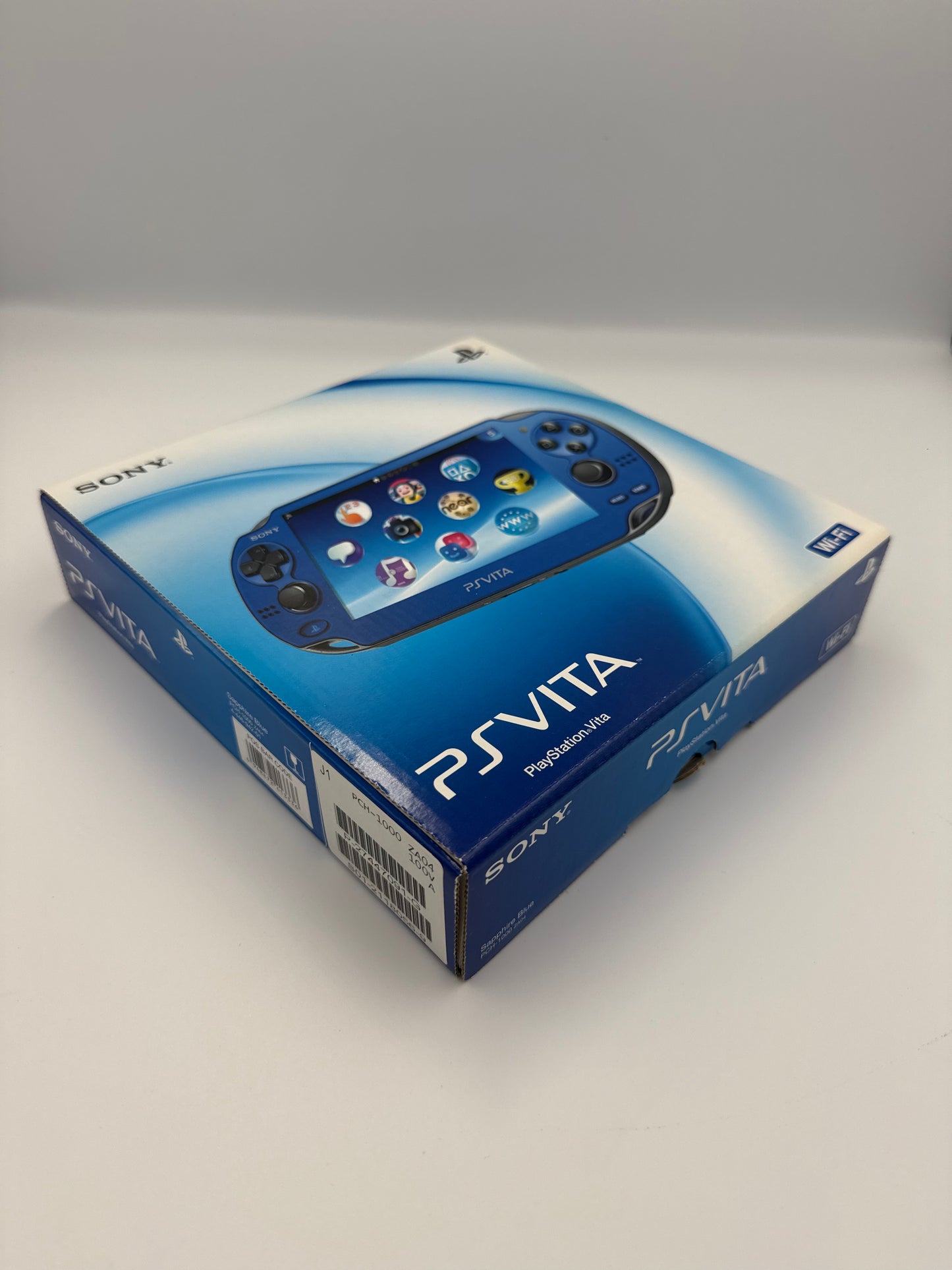 PS Vita Sapphire Blue PCH-1000 + Accessory Pack - CIB