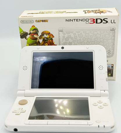 Nintendo 3DS LL Monster Hunter 4 Airou White