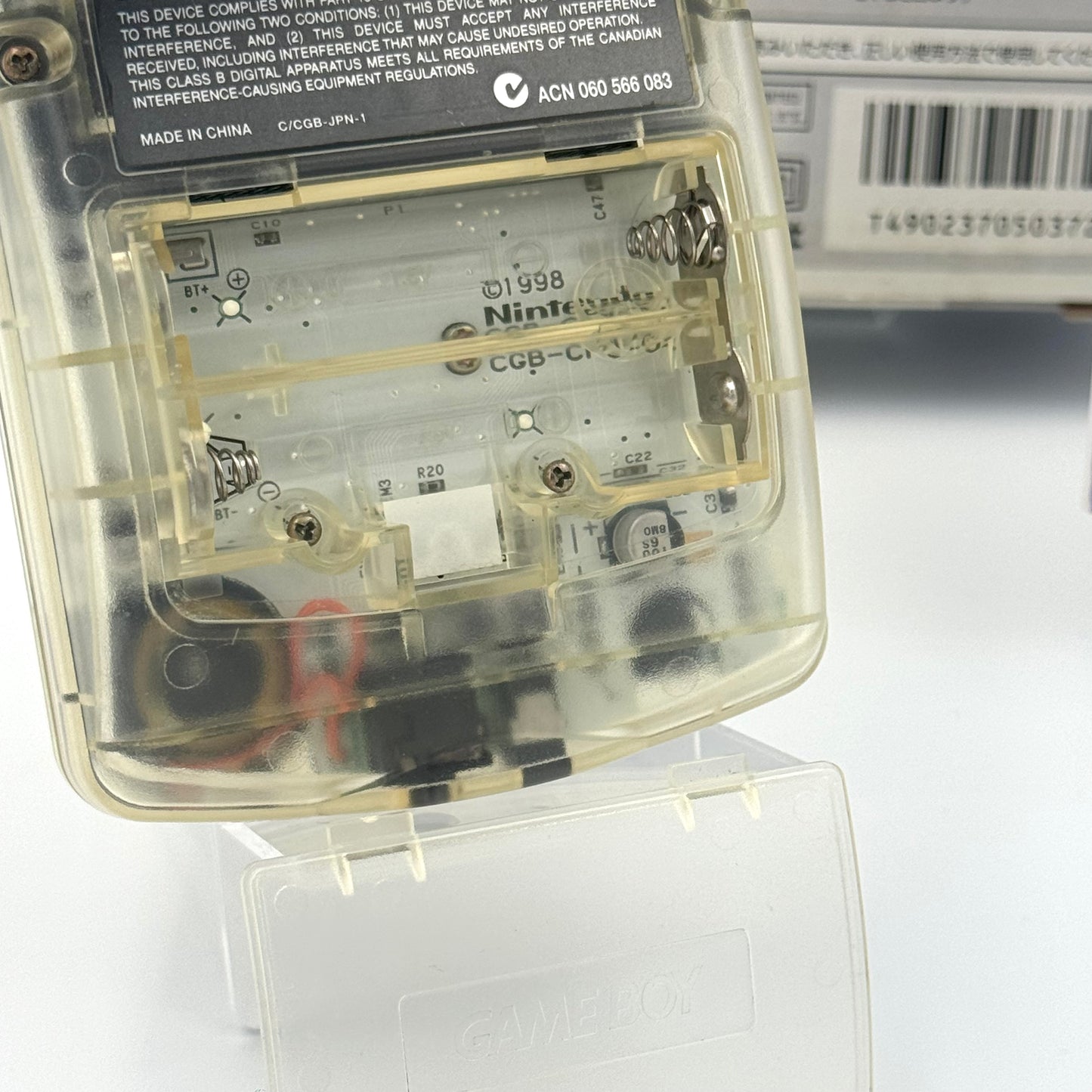 Nintendo Game Boy Color Clear