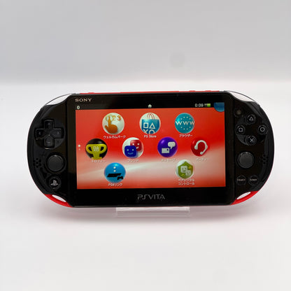 Sony PS Vita 2000 – レッド＆ブラック バリューパック（コンプリート） 