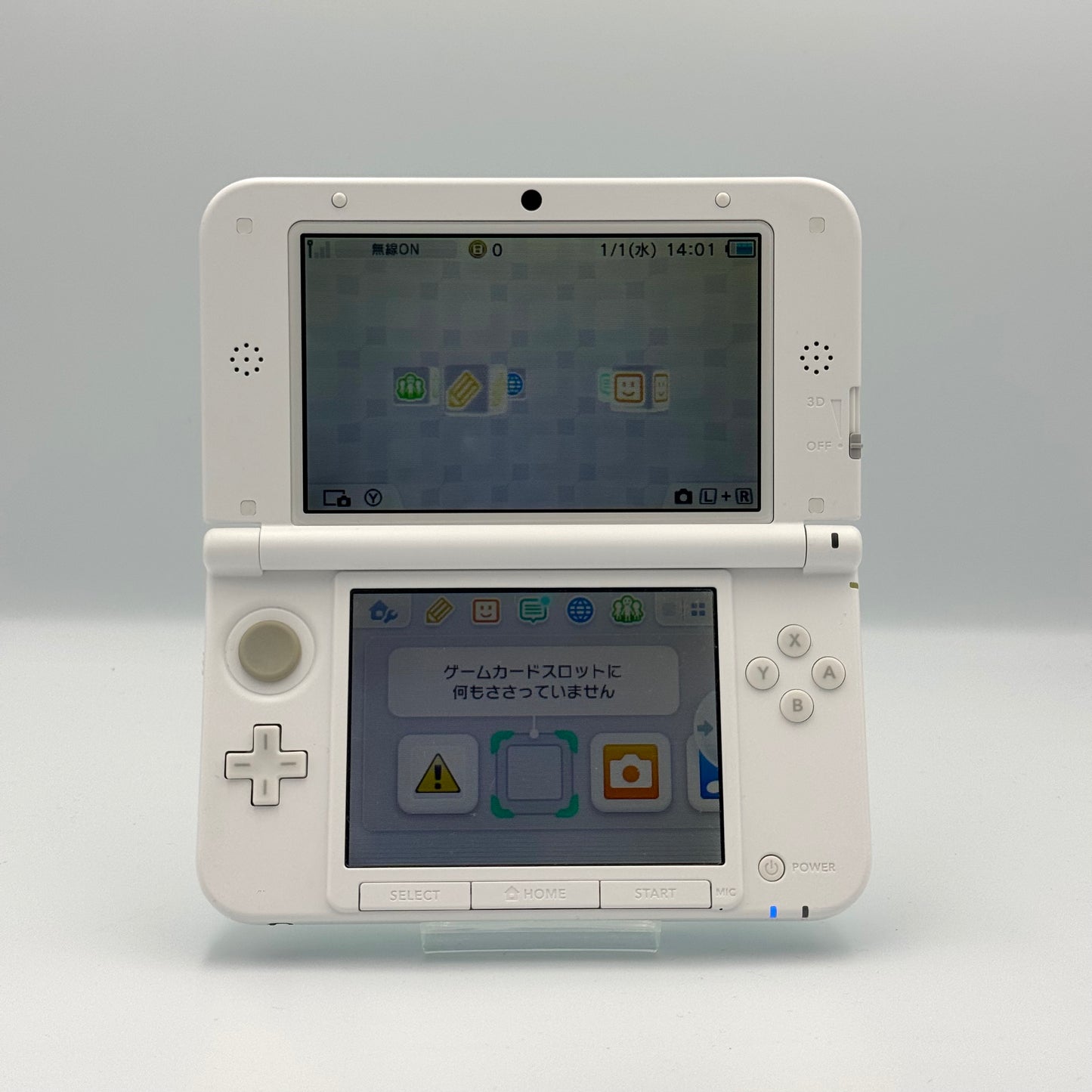 ニンテンドー3DS LL – ホワイト×ミントグリーン
