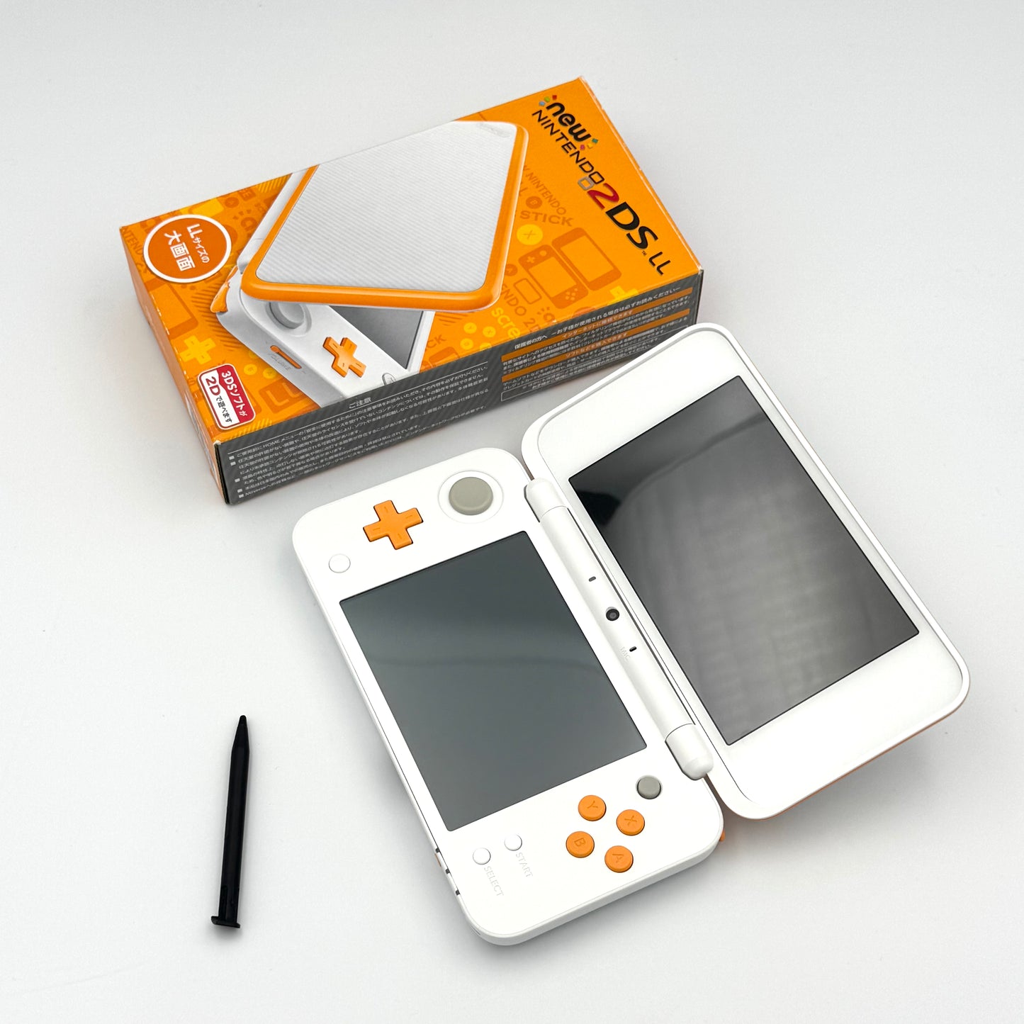 Newニンテンドー2DS LL ホワイト×オレンジ