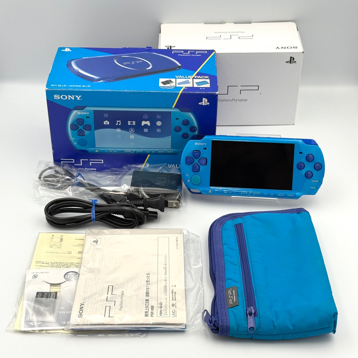 PSP 3000 スカイブルー/マリンブルー バリューパック