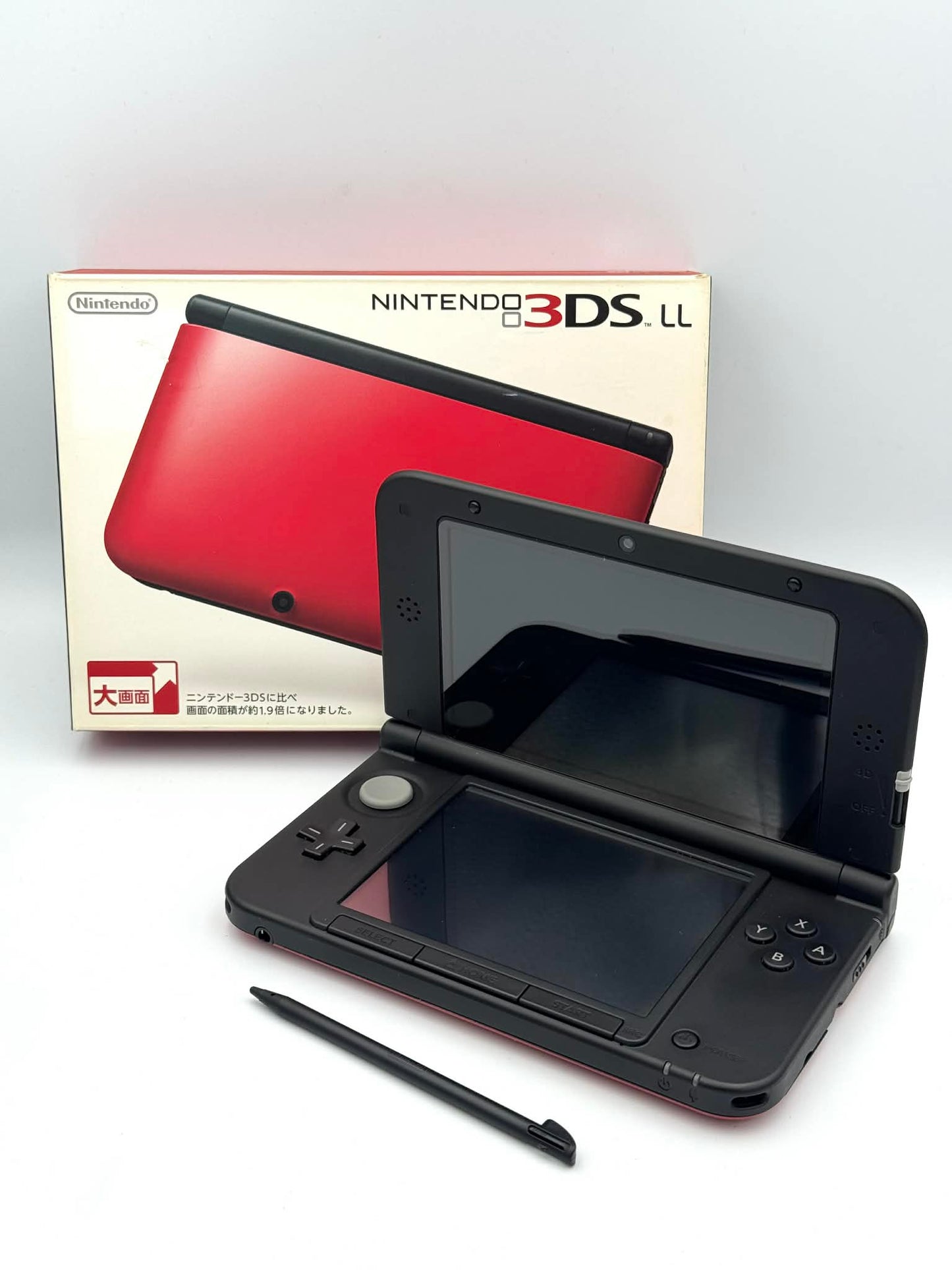 Nintendo 3DS LL – Red & Black (Complete Box)