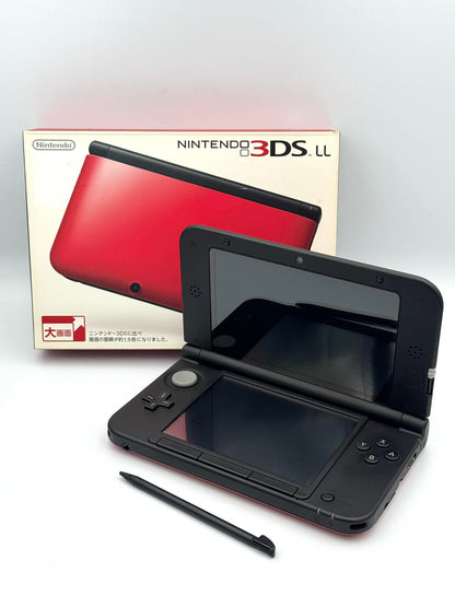 Nintendo 3DS LL – Red & Black (Complete Box)