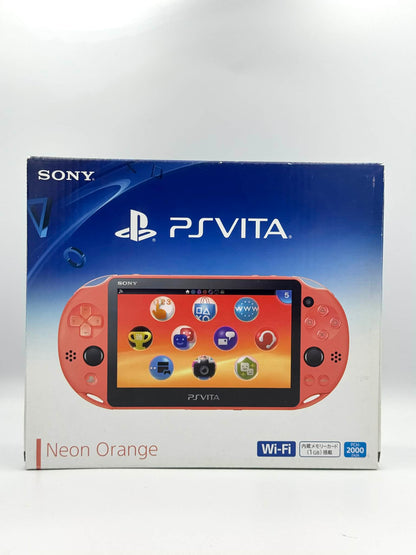 PS Vita 2000 – ネオンオレンジ（箱入りコンプリート） 