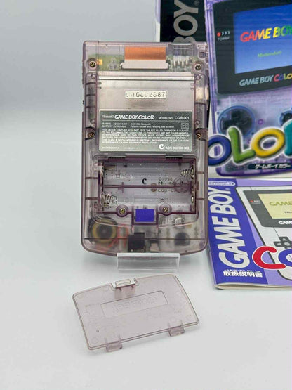 ゲームボーイカラー パープル – 箱と説明書付き