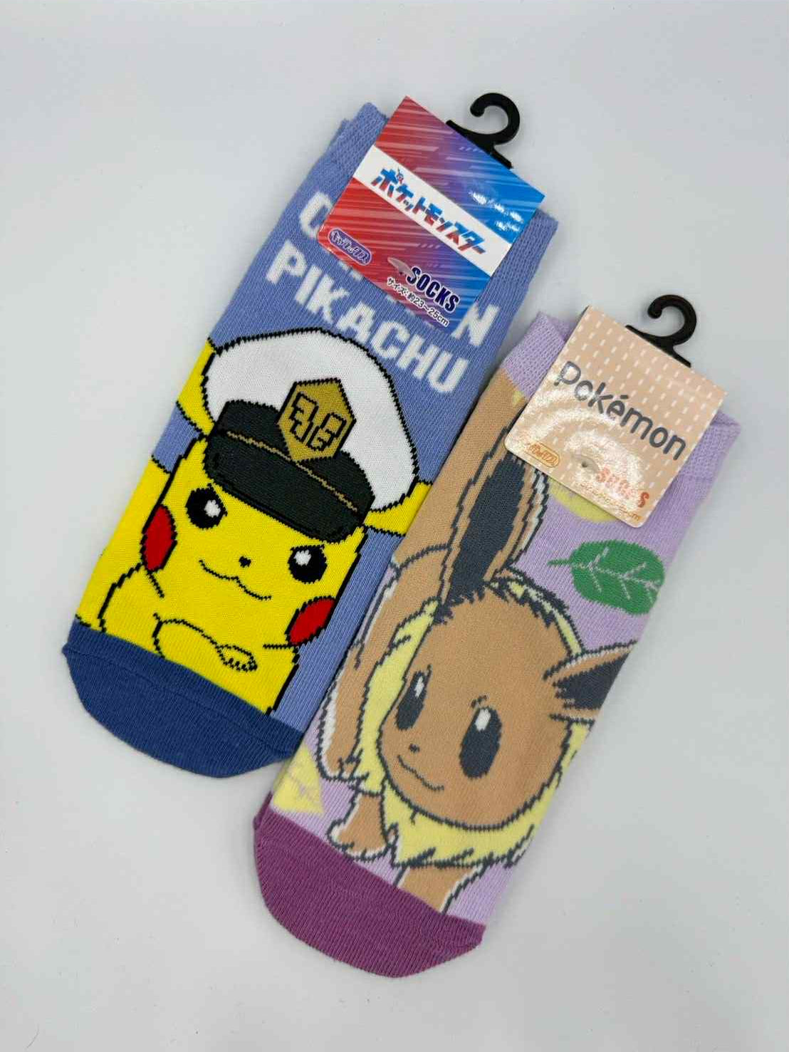 ポケモン ソックスパック – キャプテンピカチュウ + イーブイ (日本限定) 