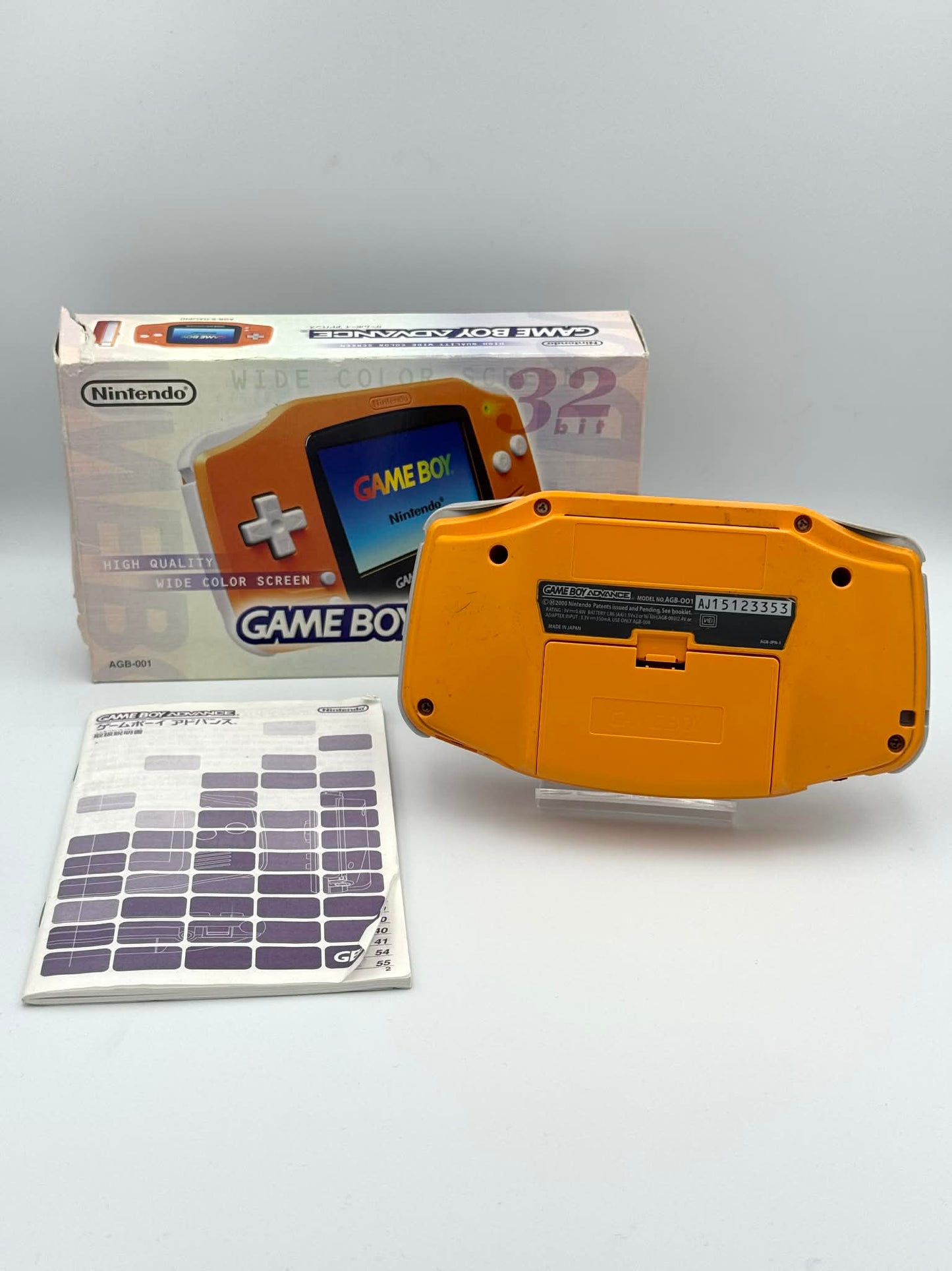 Nintendo Game Boy Advance – Orange (Boîte japonaise) 